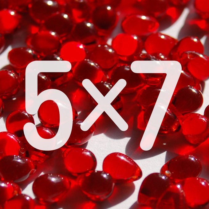 チェコビーズ ドロップ 5×7mm シャム レッド|30個入 ハンドメイド素材 BULBULBEADS