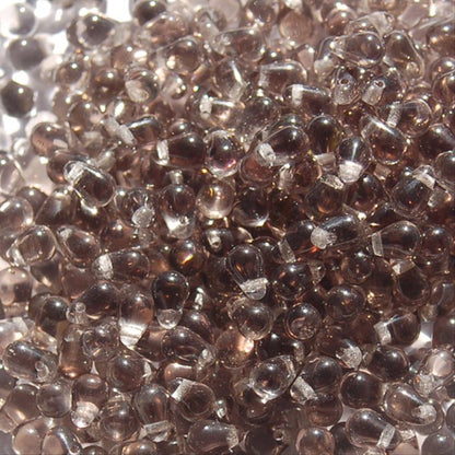 チェコビーズ ドロップ 4x6mm ブラックダイヤモンド｜30個入 ハンドメイド素材 BULBULBEADS