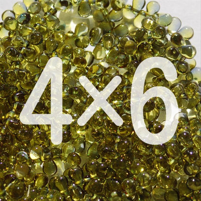 チェコビーズ ドロップ 4x6mm オリーブ・ツートーン・ラッカーコート｜30個入 ハンドメイド素材 BULBULBEADS