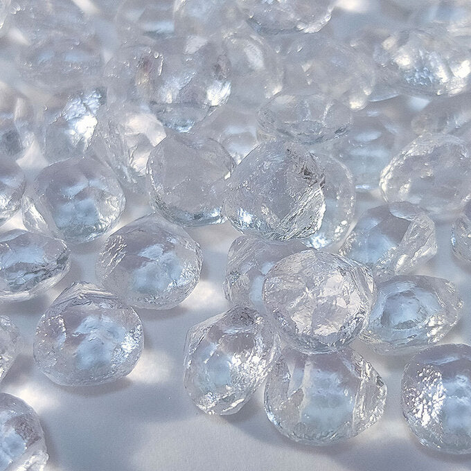チェコビーズ ブリオレット 9×11mm クリスタル・クリア｜8個入 ハンドメイド素材 BULBULBEADS