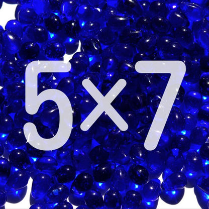 チェコビーズ ドロップ 5×7mm コバルトブルー｜30個入 ハンドメイド素材 BULBULBEADS
