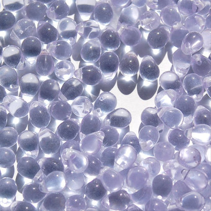 チェコビーズ ドロップ 5×7mm アレキサンドライト｜30個入 ハンドメイド素材 BULBULBEADS